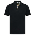 Burberry Hartford Check Placket Polo Black