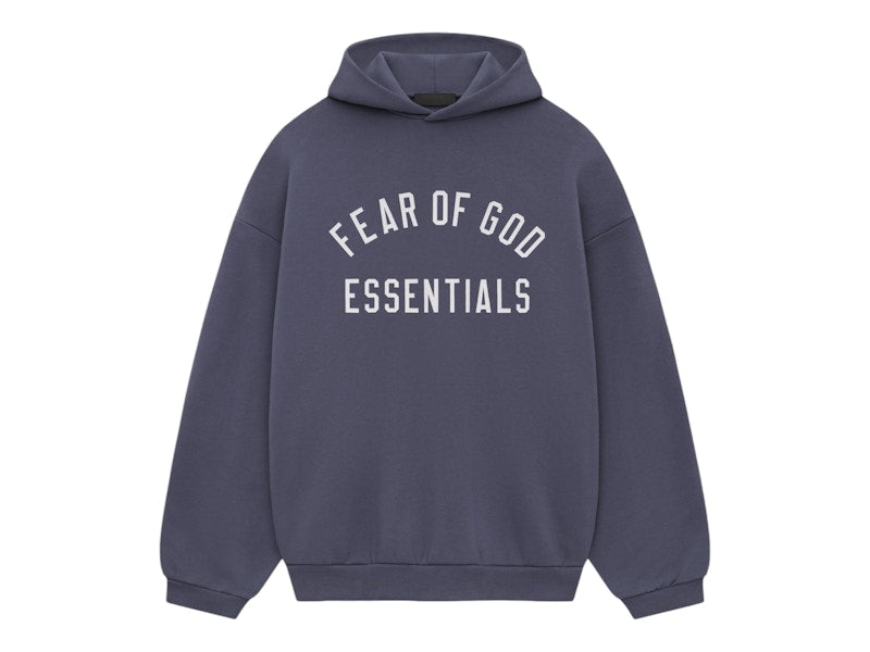 Fear of God Essentials Fleece Hoodie Marine