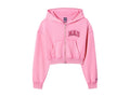 Gap x MadHappy Women's Full Zip Cropped Mad Hoodie Pink