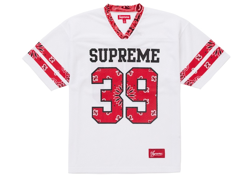 Supreme Bandana Football Jersey White