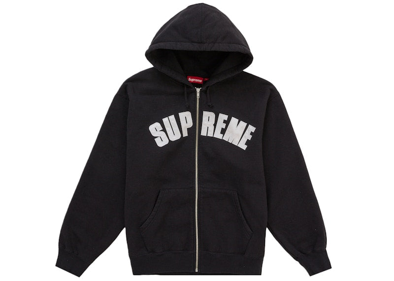 Supreme Larry Clark Zip Up Hooded Sweatshirt Black