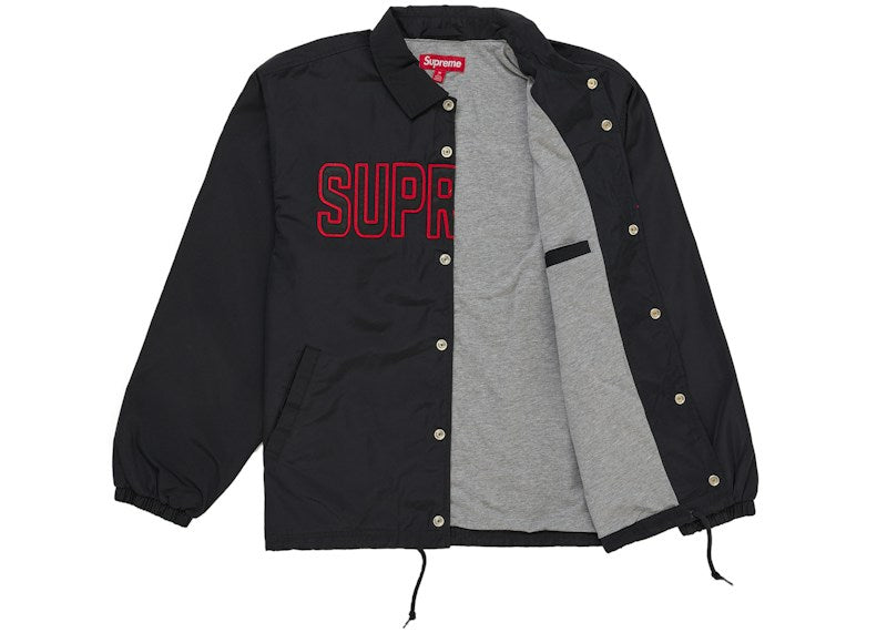 Supreme Spellout Coaches Jacket Black