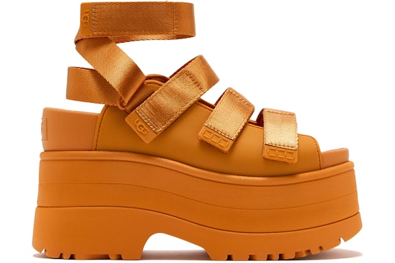 UGG GoldenRise Platform Sandals Dark Apricot (Women's)