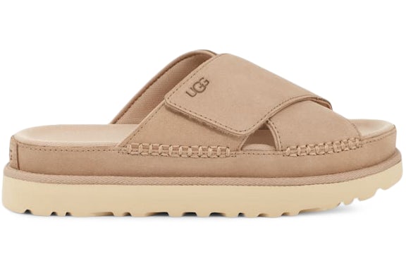 UGG Goldenstar Cross Slide Driftwood (Women's)